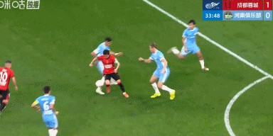 天博体育-半场：成都1-0河南，索罗金头球破门