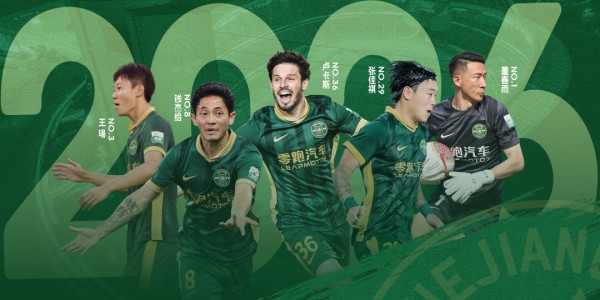 中超劲旅官宣与5名球员续约，新赛季将冲击联赛冠军